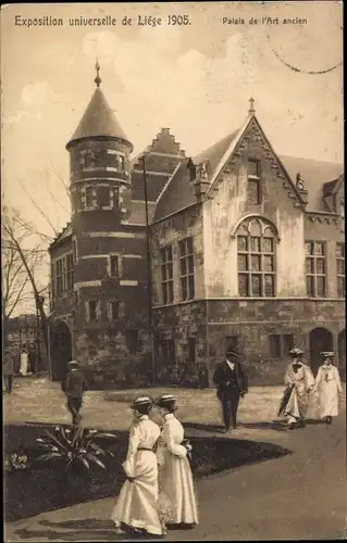 Ak Liège Lüttich Wallonien, Exposition Universelle 1905, Palais de l'Art ancien