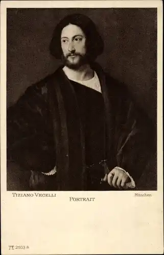 Künstler Ak Tizian, Selbstportrait, Tiziano Vecelli