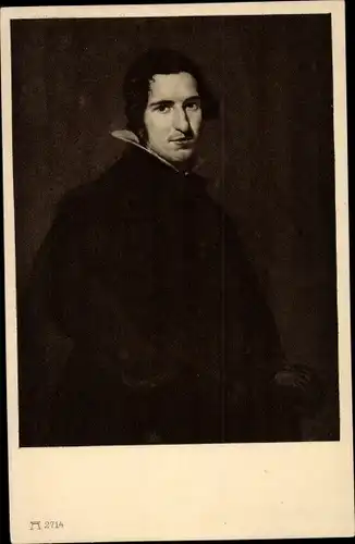 Künstler Ak Velazquez, Junger Mann, Portrait