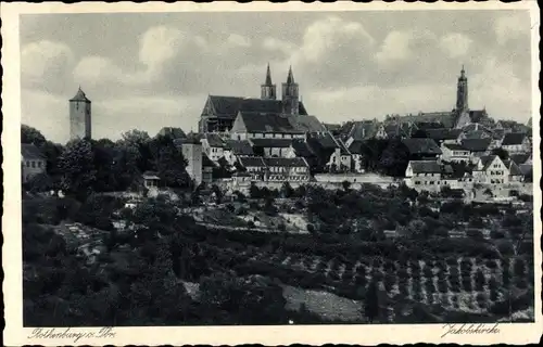 Ak Rothenburg ob der Tauber Mittelfranken, Jakobskirche