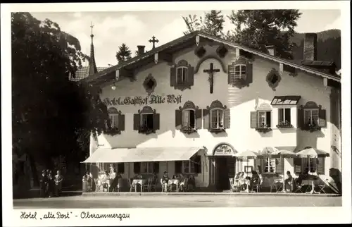 Ak Oberammergau, Hotel alte Post