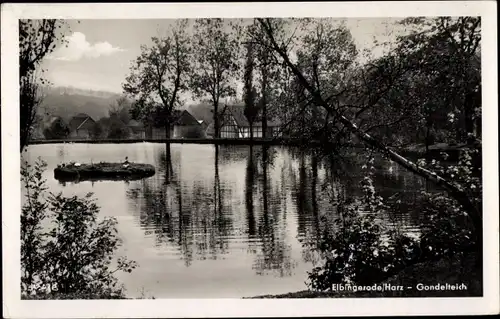 Ak Elbingerode Oberharz am Brocken, Gondelteich