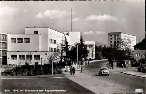 Ak Bonn am Rhein, Bundeshaus und Abgeordnetenhaus