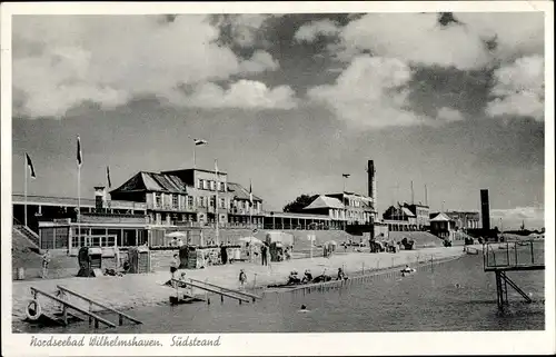 Ak Wilhelmshaven in Niedersachsen, Südstrand