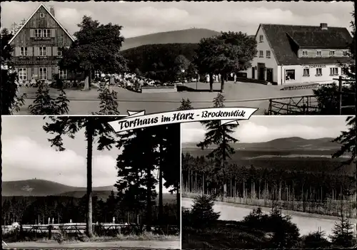Ak Torfhaus Altenau Schulenberg Clausthal Zellerfeld im Oberharz, Hotel und Gaststätte Das Torfhaus