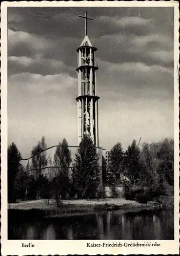 Ak Berlin Tiergarten, Kaiser Friedrich Gedächtniskirche
