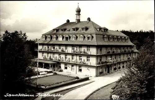 Ak Bühlertal im Schwarzwald, Sanatorium Bühlerhöhe