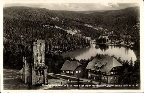 Ak Seebach im Schwarzwald, Hornisgrinde, Mummelsee