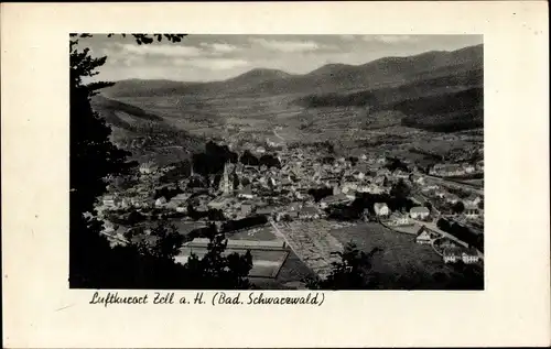 Ak Zell am Harmersbach Schwarzwald Baden, Panorama