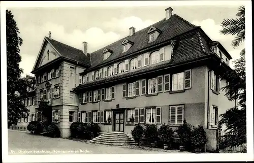 Ak Nonnenweier Schwanau in Baden,  Ev. Diakonissenhaus