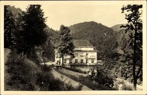 Ak Oppenau im Schwarzwald, Wasserfall-Hotel, Lierbach Allerheiligen