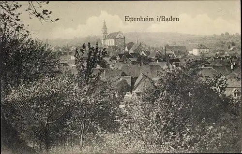 Ak Ettenheim in Baden, Panorama