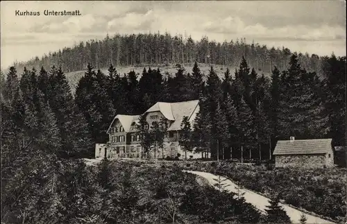 Ak Unterstmatt Bühl in Baden, Kurhaus