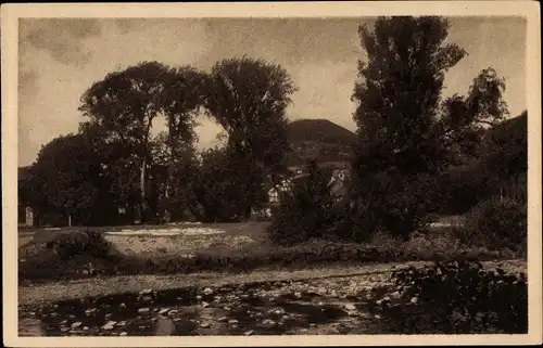 Ak Bad Blankenburg in Thüringen, An der Schwarza mit Greifenstein