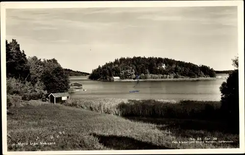 Ak Nykvarn Schweden, Wasserpartie, Insel