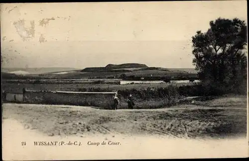 Ak Wissant Pas de Calais, Camp de Cesar