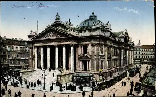 Ak Bruxelles Brüssel, La Bourse