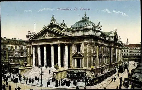Ak Bruxelles Brüssel, La Bourse