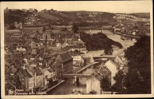 Ak Namur Wallonien, Panorama de la Citadelle