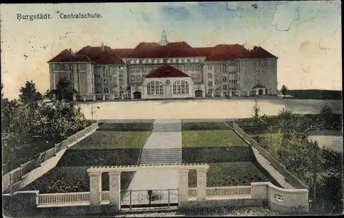 Ak Burgstädt in Sachsen, Centralschule