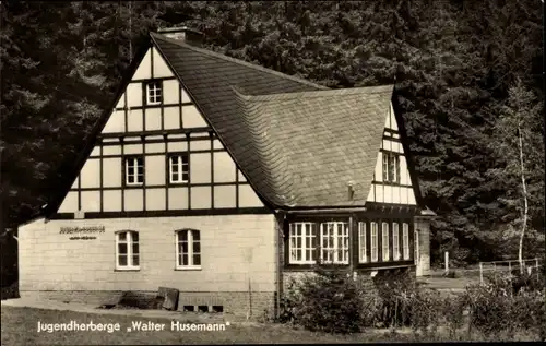 Ak Jonsdorf in Sachsen, Jugendherberge Walter Husemann