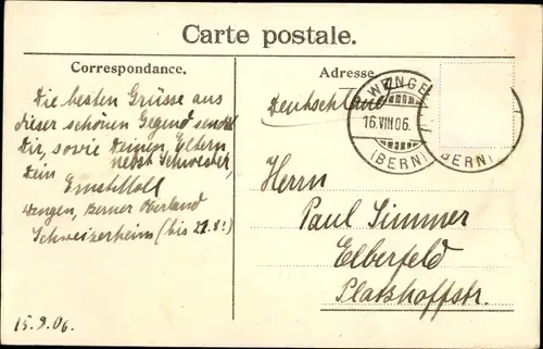 Ak Grindelwald Kanton Bern, Lutschinenschlucht