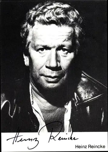 Ak Schauspieler Heinz Reincke, Portrait, Autogramm