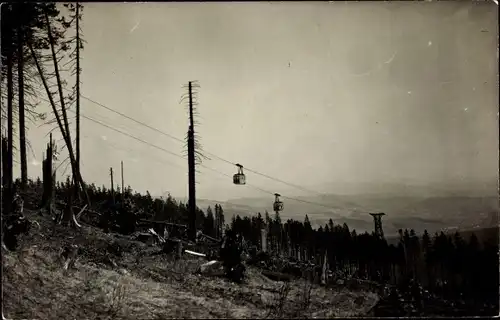 Ak Janské Lázně Johannisbad Region Königgrätz, Seilbahn