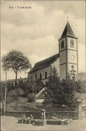 Ak Val Meurthe et Moselle, Eglise