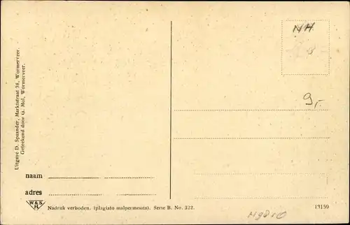 Ak Wormer Nordholland, De Eendracht papiermolen met papierfabriek