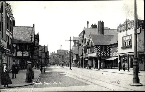 Ak Chester Cheshire England, Foregate Street