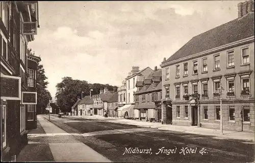 Ak Midhurst South East England, Angel Hotel