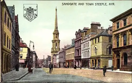 Ak Ayr Schottland, Sandgate and Town Steeple