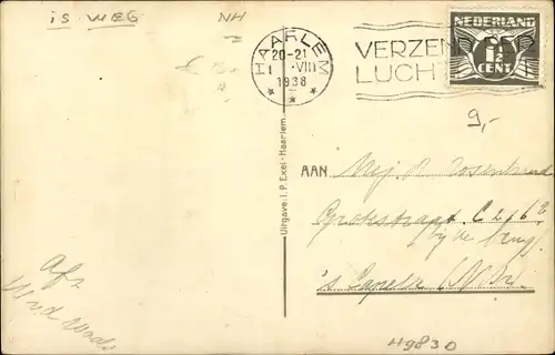 Ak Haarlem Nordholland, Spaarne, Molen Adriaan