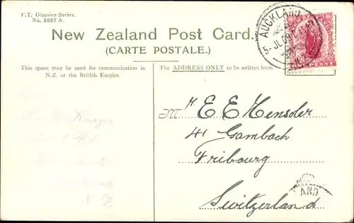 Ak Stewart Island Neuseeland, Halfmoon Bay