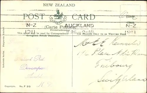 Ak Queenstown Neuseeland, View from the Park