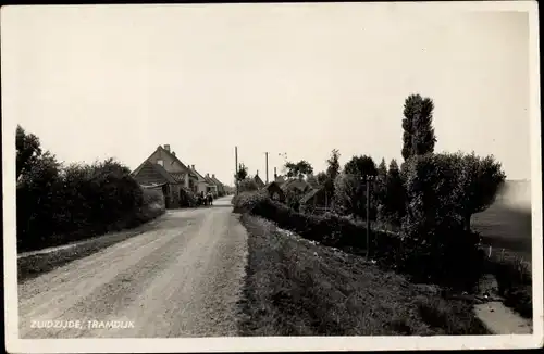 Ak Zuidzijde Den Bommel Südholland, Tramdijk