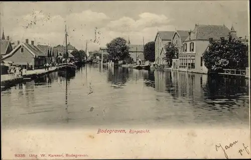 Ak Bodegraven Südholland, Rijngezicht