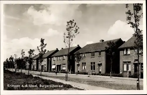 Ak Krimpen aan den IJssel Südholland, Burgerdijkstraat