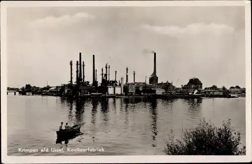 Ak Krimpen aan den IJssel Südholland, Koolteerfabriek