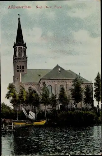 Ak Alblasserdam Südholland, Ned. Herv. Kerk