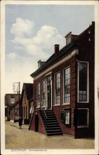 Ak Bleiswijk Südholland, Gemeentehuis