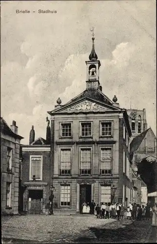 Ak Brielle Südholland, Stadhuis