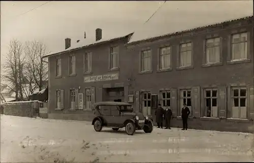 Foto Ak Gasthof zur Erholung, Automobil, KFZ Kennz. IM 28695