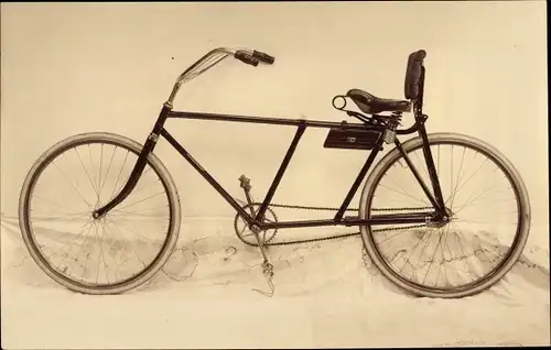 Foto Ak Berlin Steglitz Lichterfelde, Fahrrad