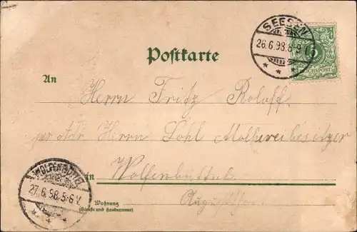 Ak Bernhardiner, Hundeportrait, Bernhardiner