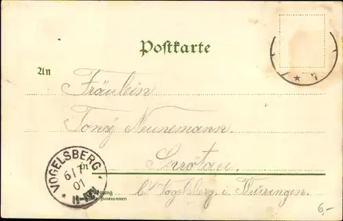 Passepartout Litho Leipzig in Sachsen, Blick auf den Augustusplatz