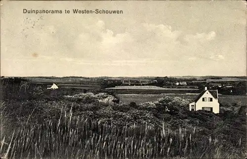 Ak Westenschouwen Westen Schouwen Duiveland Zeeland, Duinpanorama