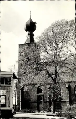 Ak Dwingeloo Drenthe Niederlande, N. H. Kerk met toren