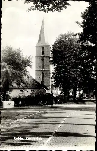 Ak Rolde Drenthe Niederlande, Kerkbrink